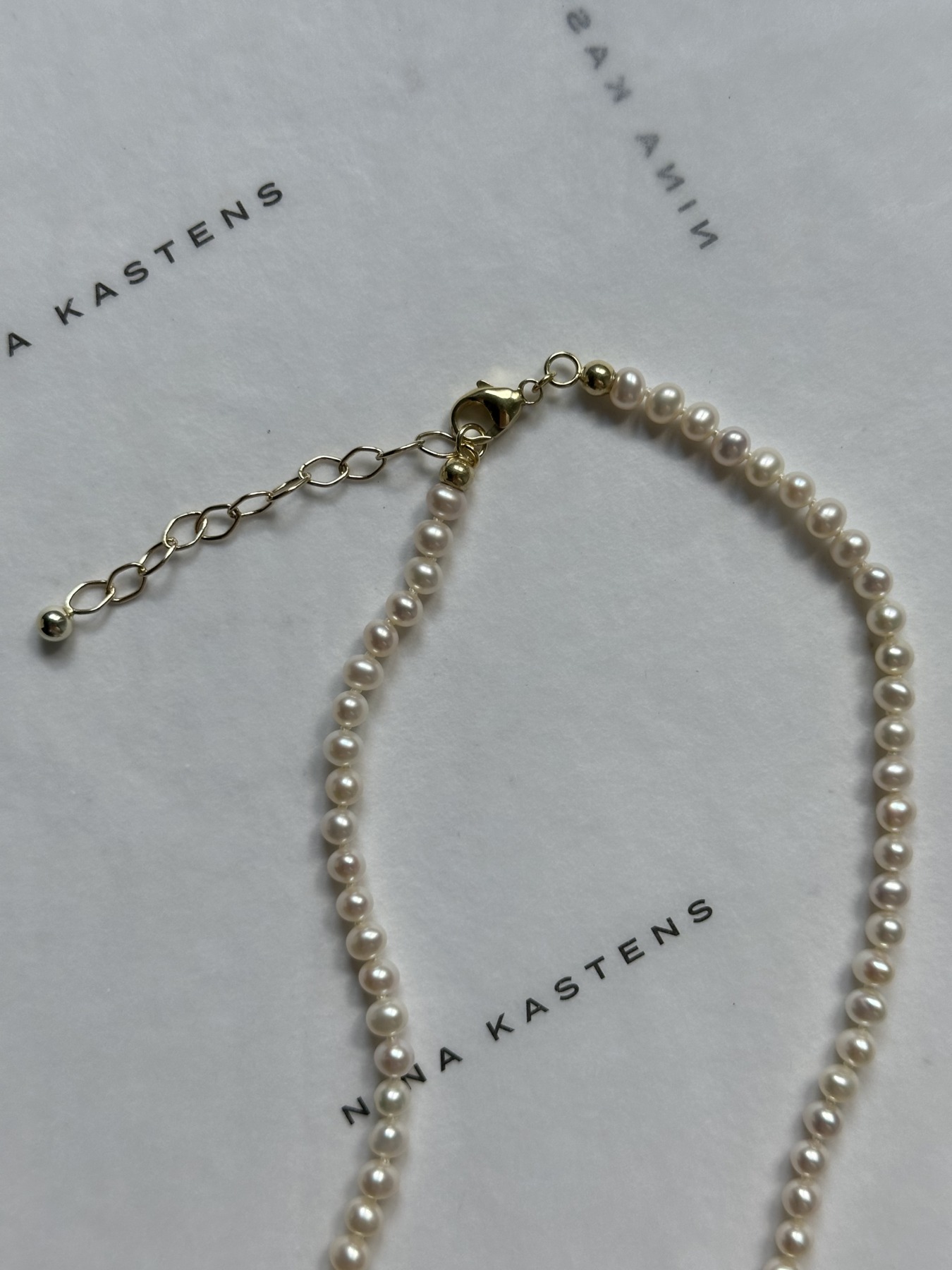 Nina Kastens GOOD Graffiti Pearl Choker Auslauf