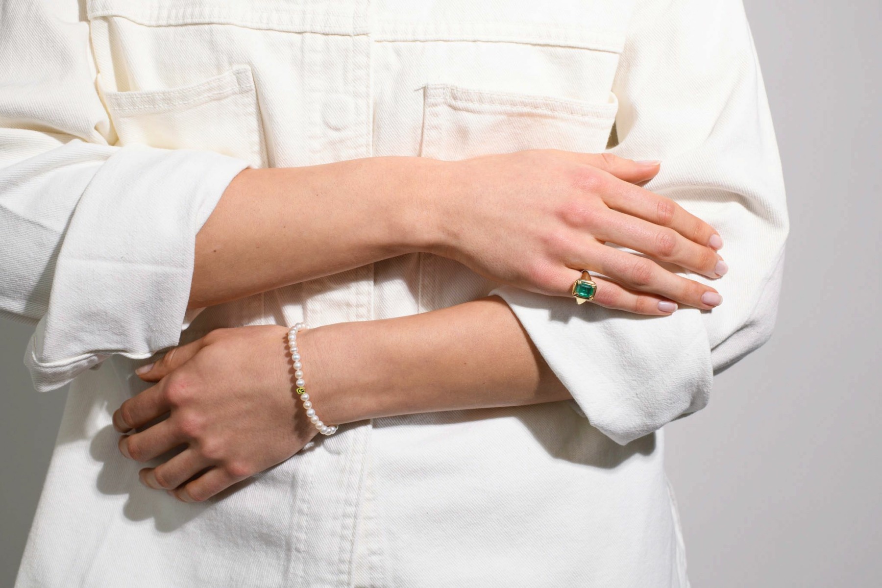 Nina Kastens Nice Day Pearl Bracelet Pink im Angebot