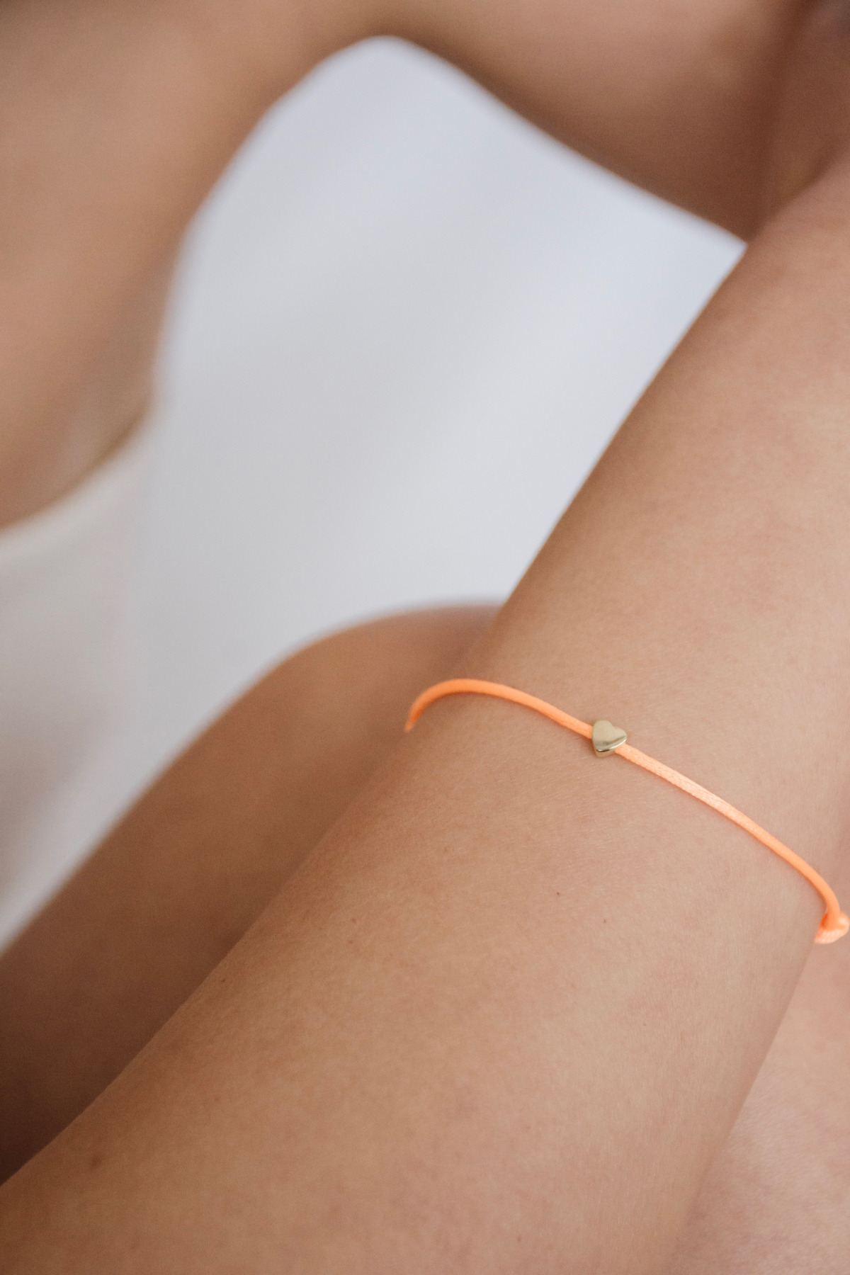 Nina Kastens Heart Bracelet Orange Online