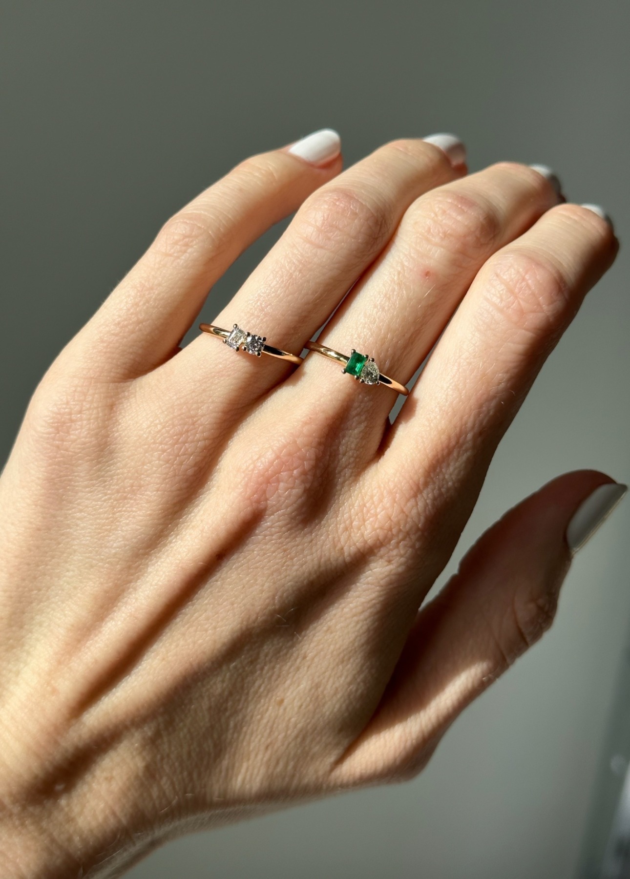 Nina Kastens Diamond 2-Stone-Ring Angebote
