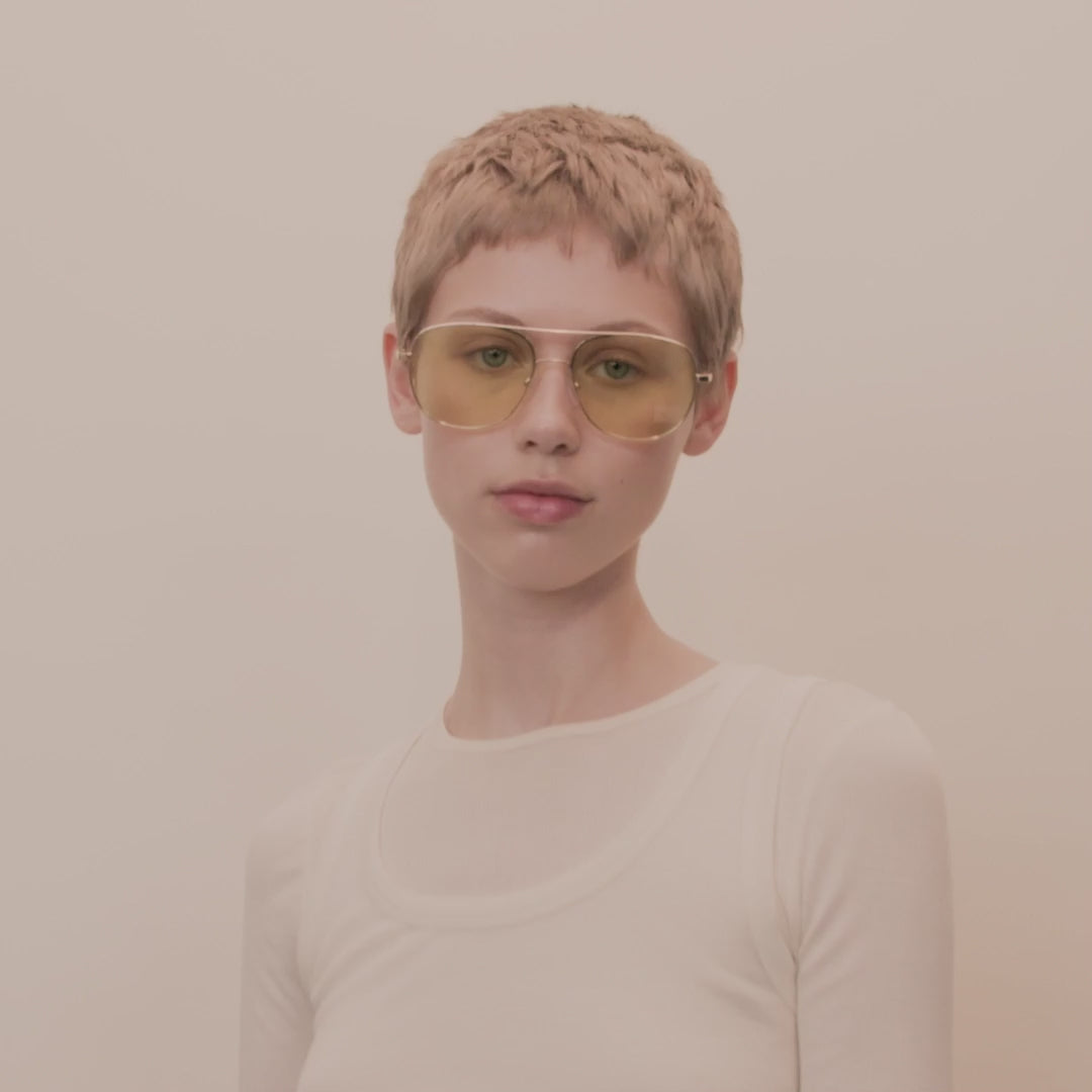 Pilgrim DALLAS Sonnenbrille Gelb/Gold Blitzverkäufe