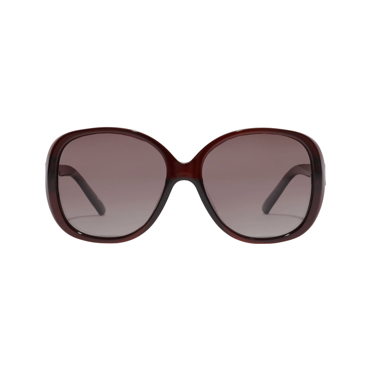 Pilgrim PARKER Oversized-Retro-Sonnenbrille, Braun Auslauf
