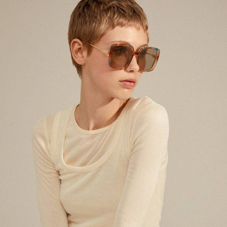 Pilgrim ALIET Sonnenbrille Mehrfarbig/Gold Hotsell