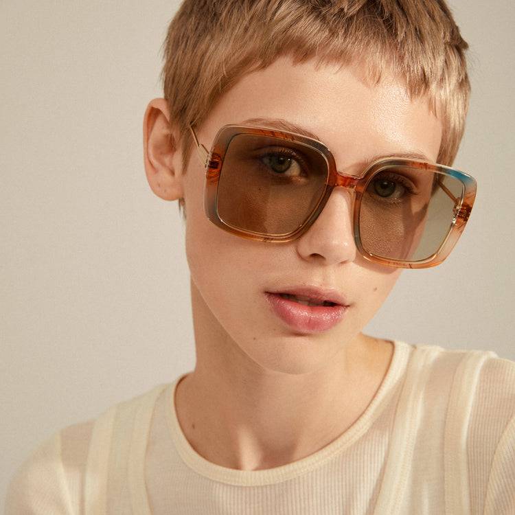 Pilgrim ALIET Sonnenbrille Mehrfarbig/Gold Hotsell
