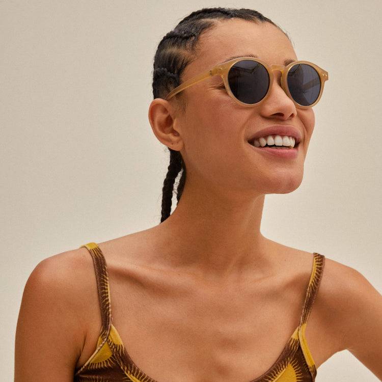 Pilgrim KYRIE Sonnenbrille Hellbraun/Gold Schlussverkauf