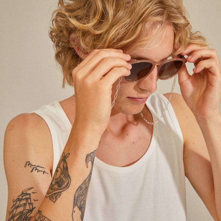 Pilgrim SAHARA Recycelte Sonnenbrille Rosa im Angebot