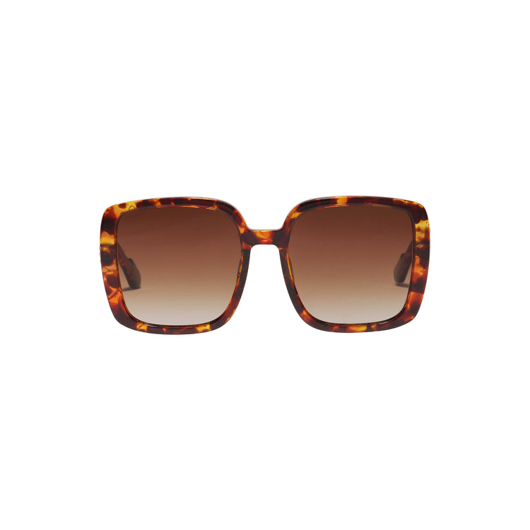 Pilgrim ALIET Sonnenbrille Schildpatt-Braun/Gold Schlussverkauf
