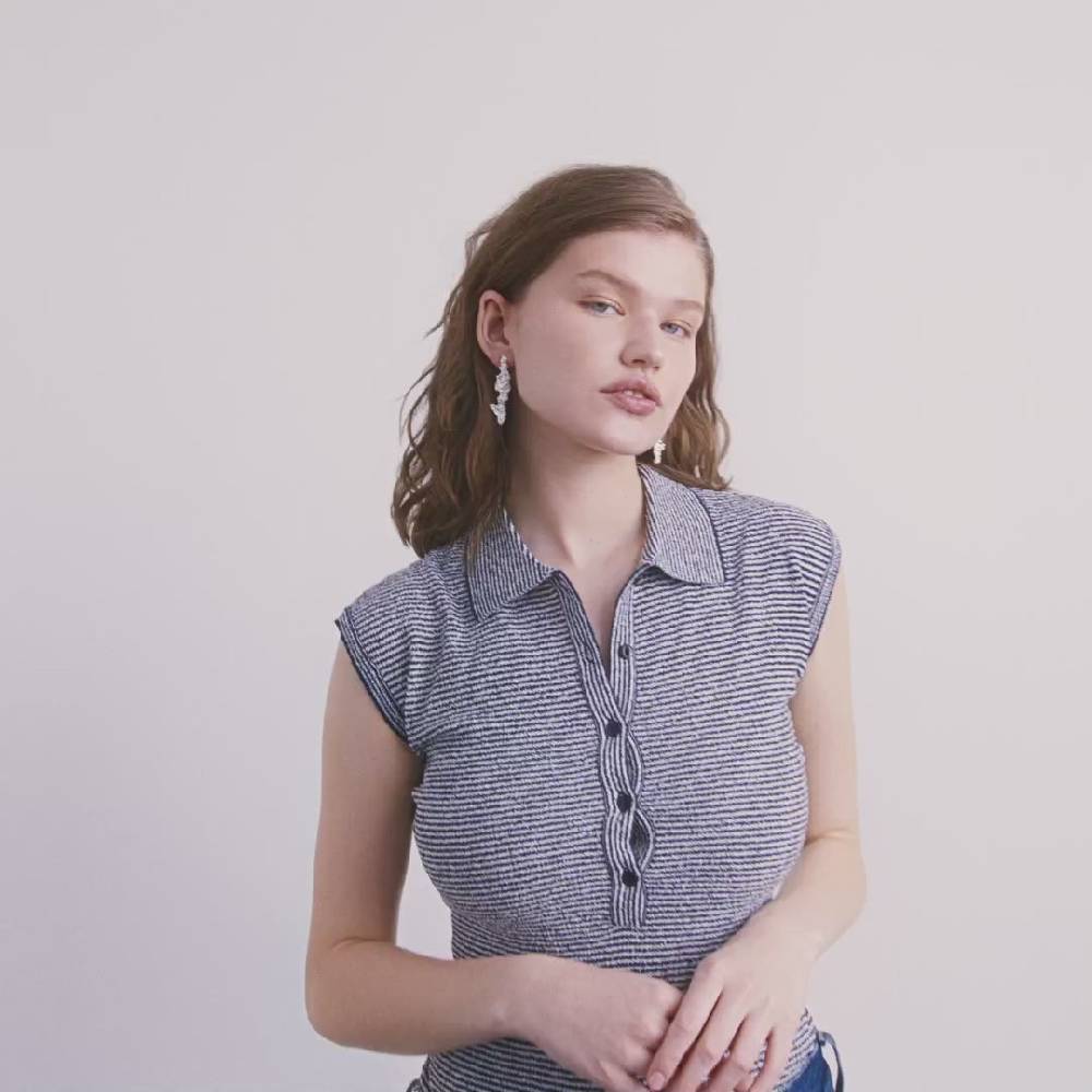 Pilgrim JUDE recycelte Ohrringe versilbert Outlet
