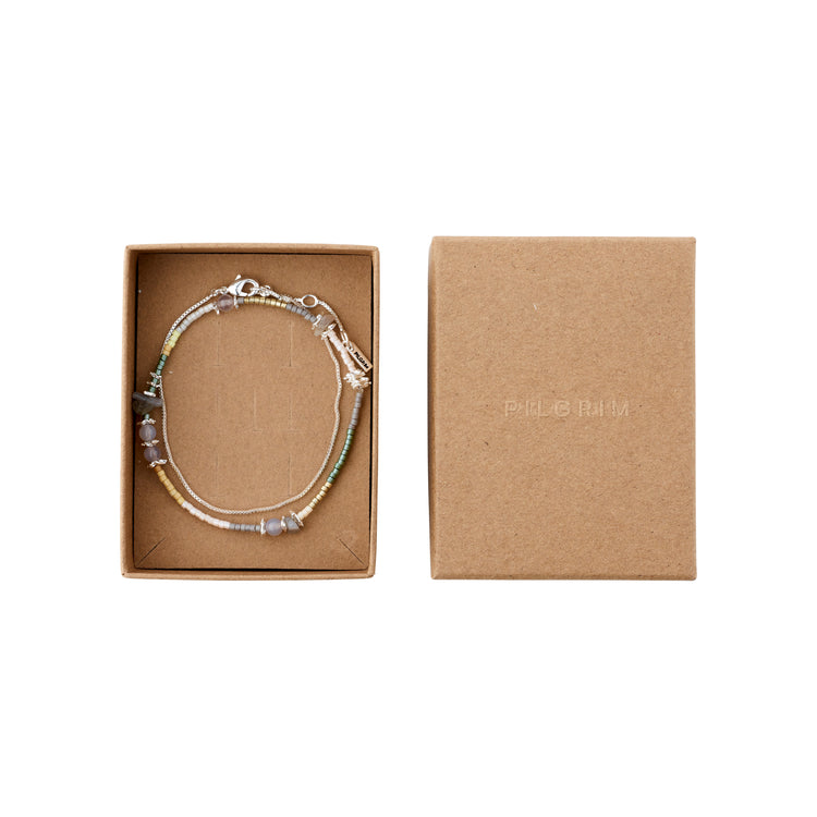 Pilgrim PIXIE Geschenkset, Armband 2-in-1-Set, versilbert Fabrikverkauf