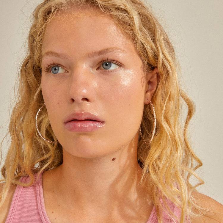 Pilgrim SUN recycelte Mega-Hoops versilbert Auslauf