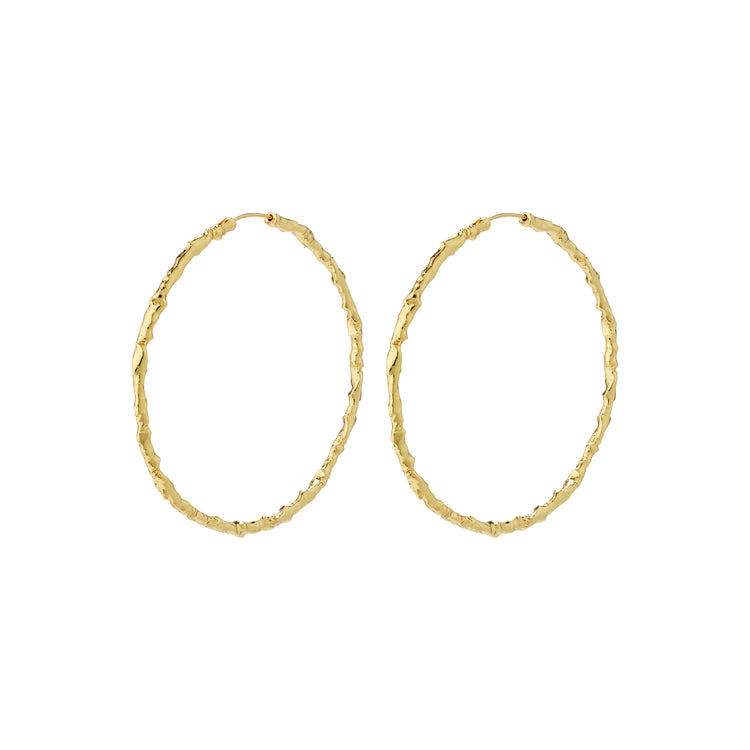 Pilgrim SUN recycelte Mega-Hoops vergoldet