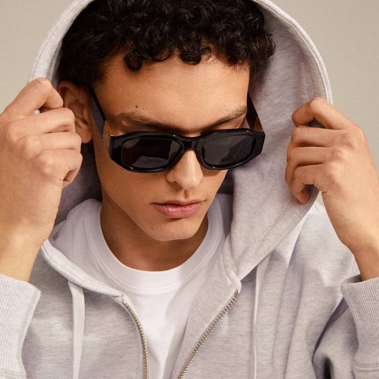 Pilgrim ZAYN Recycelte Sonnenbrille Schwarz/Gold Verkauf