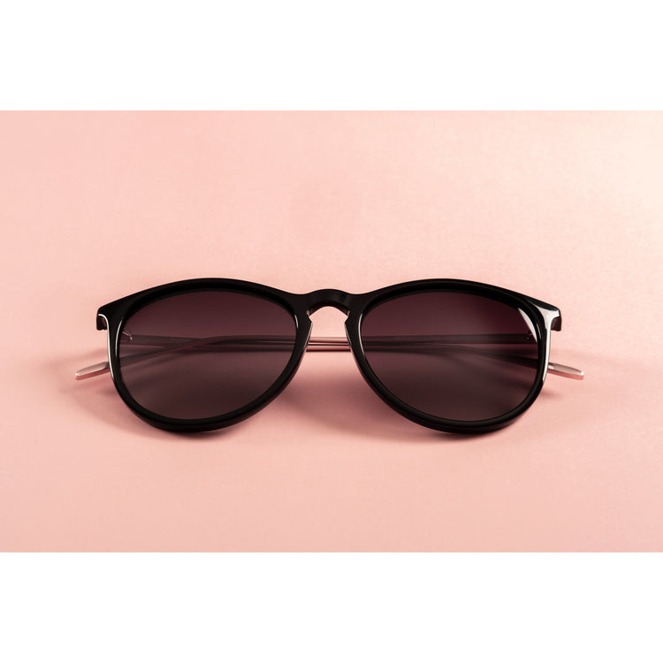 Pilgrim VANILLE Sonnenbrille Schwarz/Gold Schlussverkauf