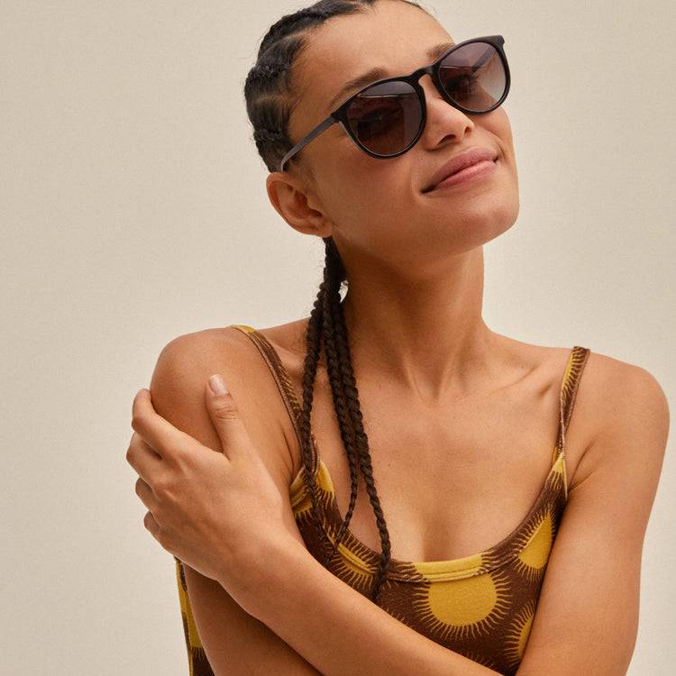 Pilgrim SAHARA Recycelte Sonnenbrille Schildpatt-Braun Hotsell