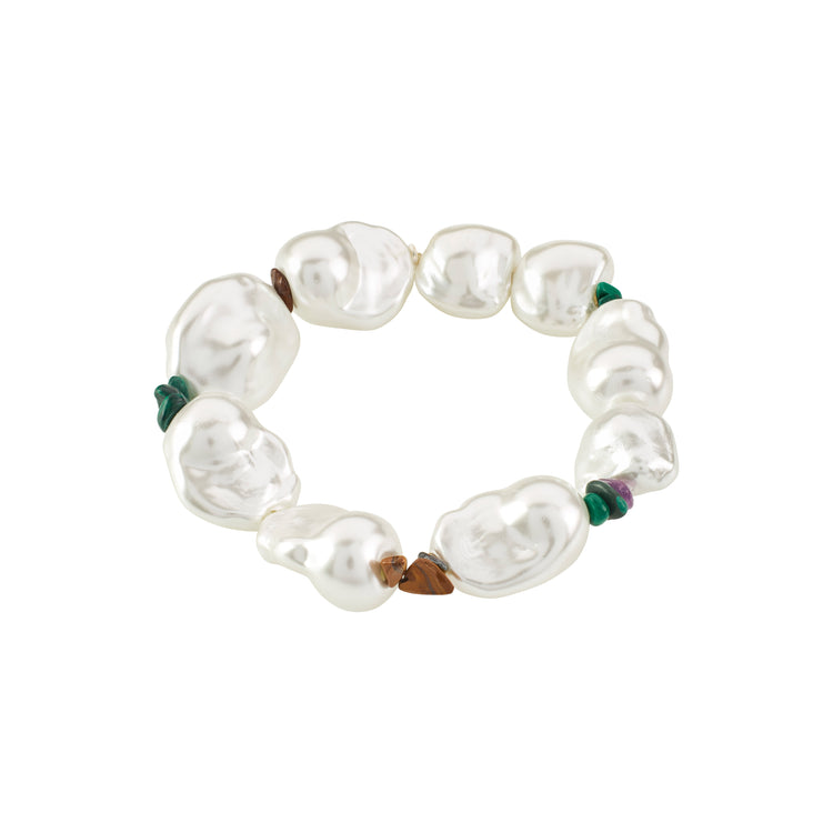 Pilgrim RHYTHM Perlenarmband versilbert
