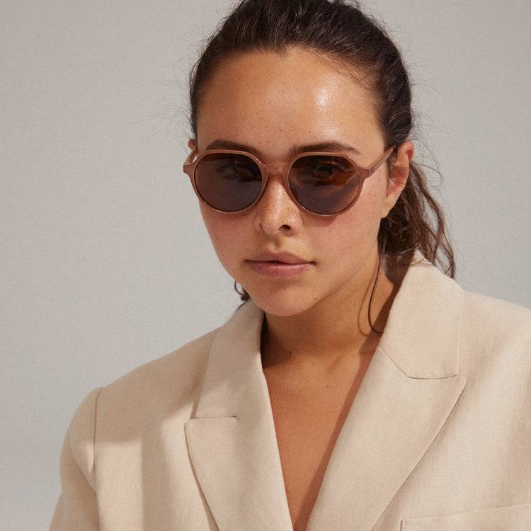 Pilgrim TRIANA recycelte Sonnenbrille hellbraun Angebote