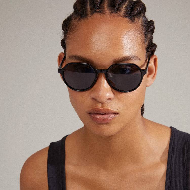 Pilgrim TRIANA recycelte Sonnenbrille schwarz Outlet
