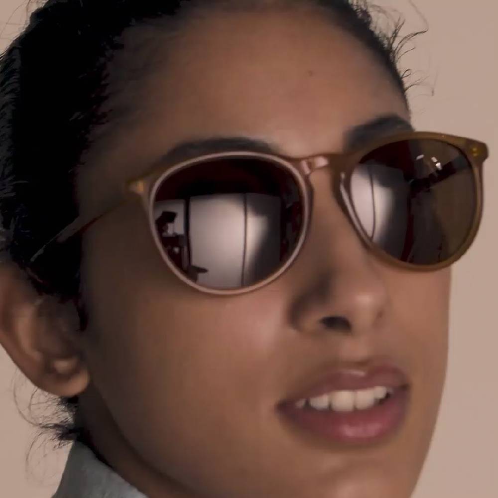 Pilgrim SAHARA Acetat Sonnenbrille hellbraun Günstiger Verkauf
