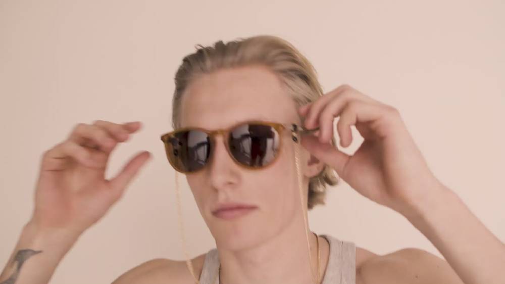 Pilgrim SAHARA Acetat Sonnenbrille hellbraun Günstiger Verkauf