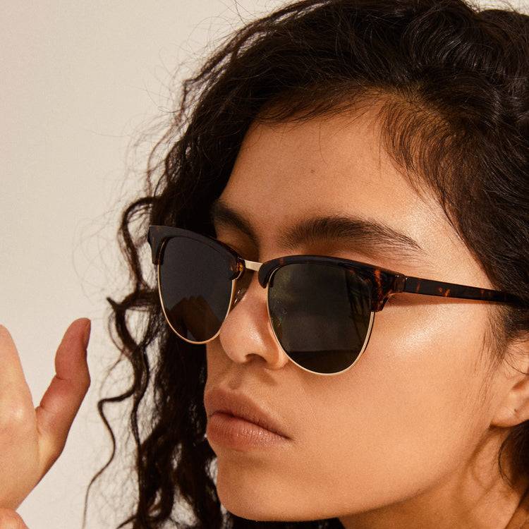 Pilgrim CHARLIE Sonnenbrille Schildpatt braun/Gold Fabrikverkauf