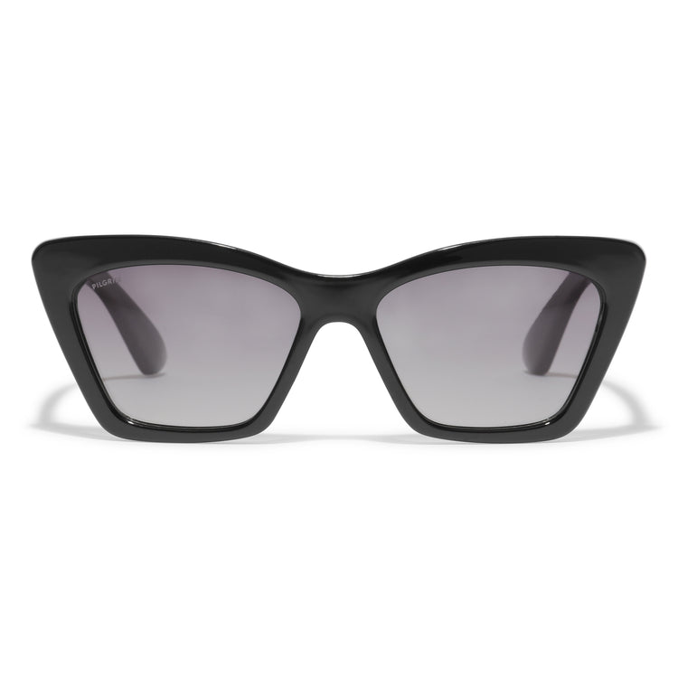 Pilgrim DAKOTA eckige Cat-Eye-Sonnenbrille schwarz Angebote