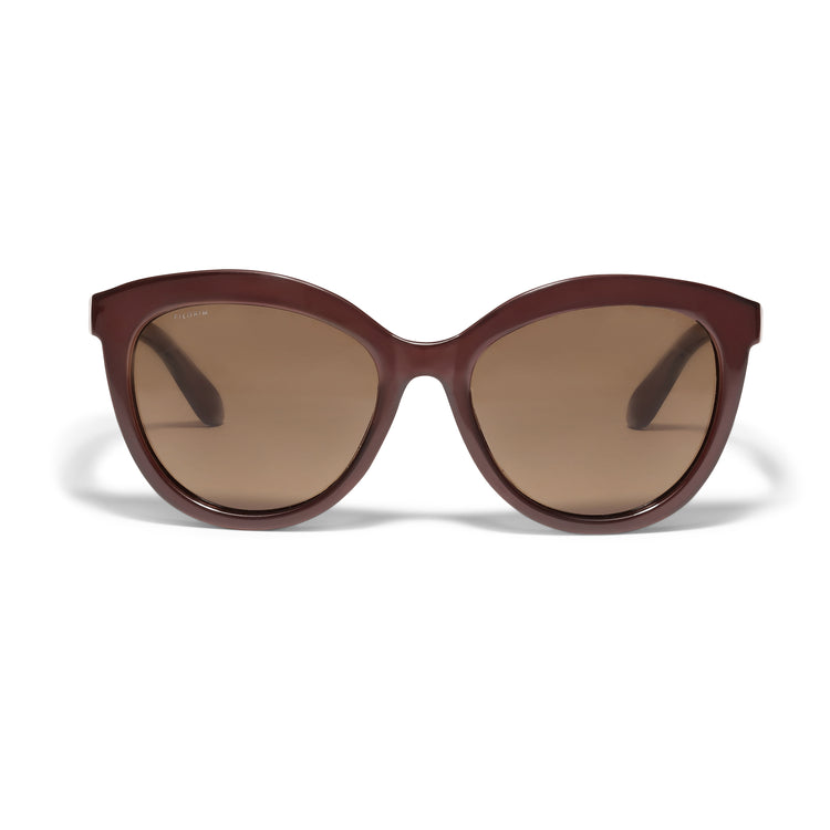 Pilgrim MARLENE recycelte Cat-Eye-Sonnenbrille braun Hotsell