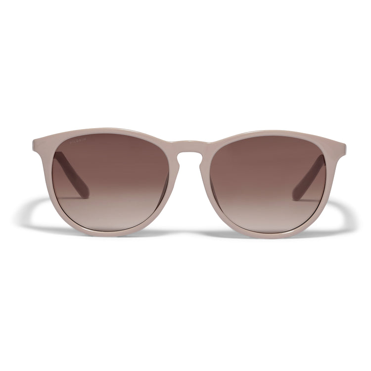 Pilgrim CAMILLA recycelte klassische Sonnenbrille hellbraun im Angebot