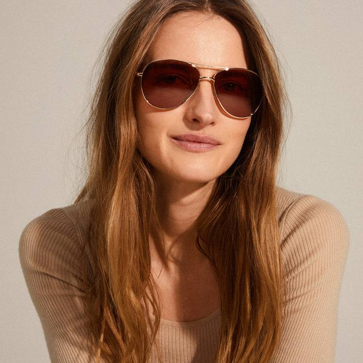 Pilgrim NANI Sonnenbrille Orange/Gold Angebote