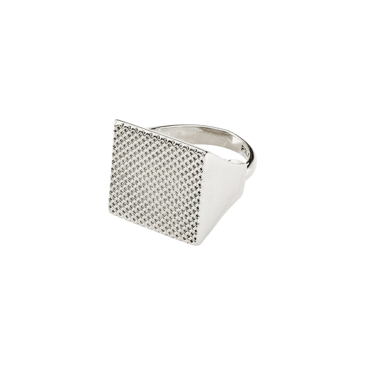 Pilgrim PULSE recycelter Siegelring versilbert