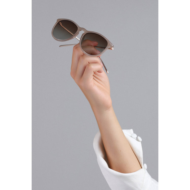 Pilgrim VANILLE Sonnenbrille hellgrau/Gold Günstiger Verkauf