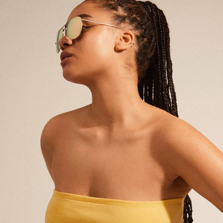 Pilgrim NANI pilot Sonnenbrille Rosa/Gold Meist gekauft