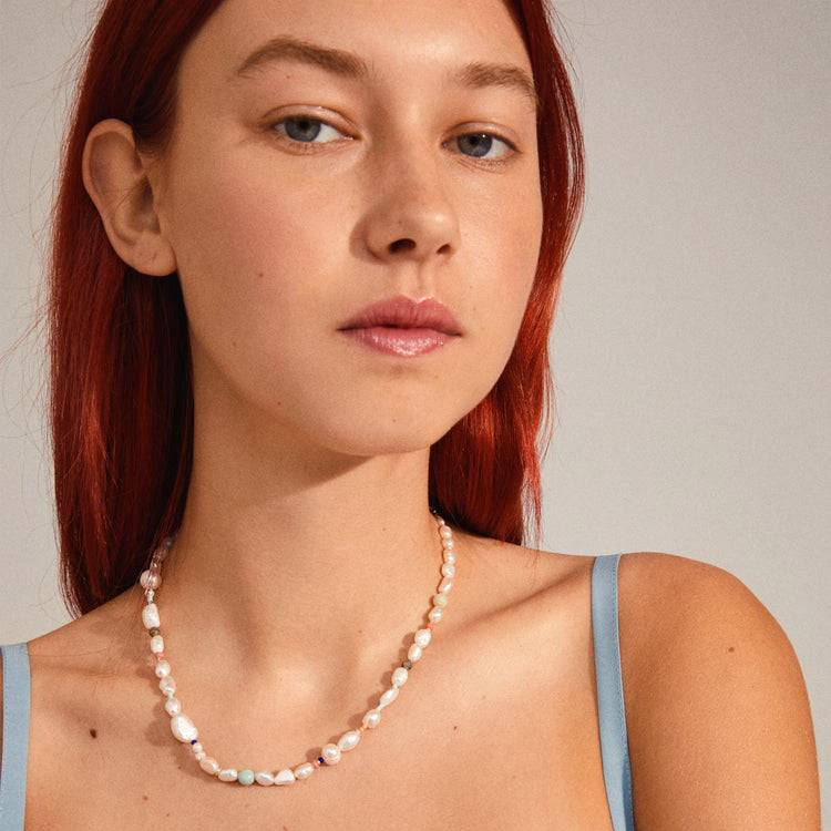 Pilgrim RAMONA freshwater pearl necklace silver-plated Online