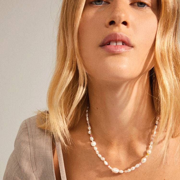 Pilgrim RAMONA freshwater pearl necklace gold-plated Outlet