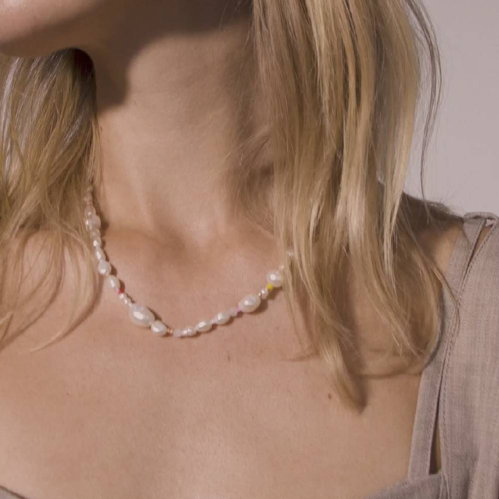 Pilgrim RAMONA freshwater pearl necklace gold-plated Outlet