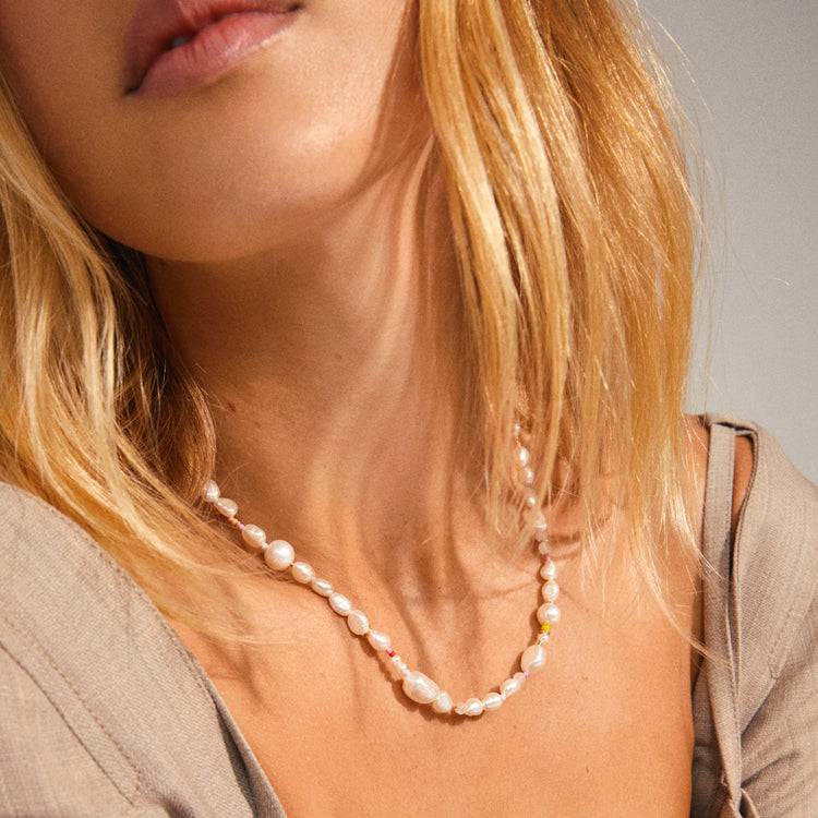 Pilgrim RAMONA freshwater pearl necklace gold-plated Outlet
