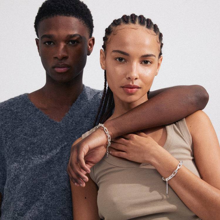 Pilgrim STAY recyceltes Armband versilbert Angebote