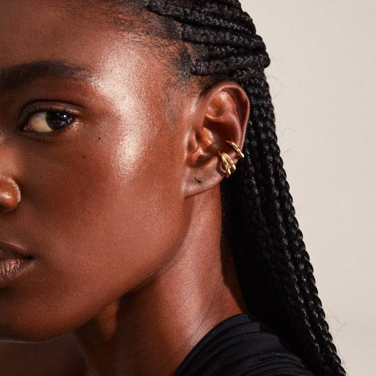 Pilgrim LISETTE Earcuffs, vergoldet Günstiger Verkauf
