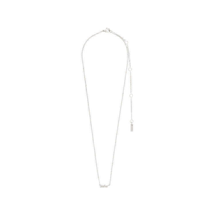 Pilgrim SISTER recycelte Halskette versilbert Online Outlet