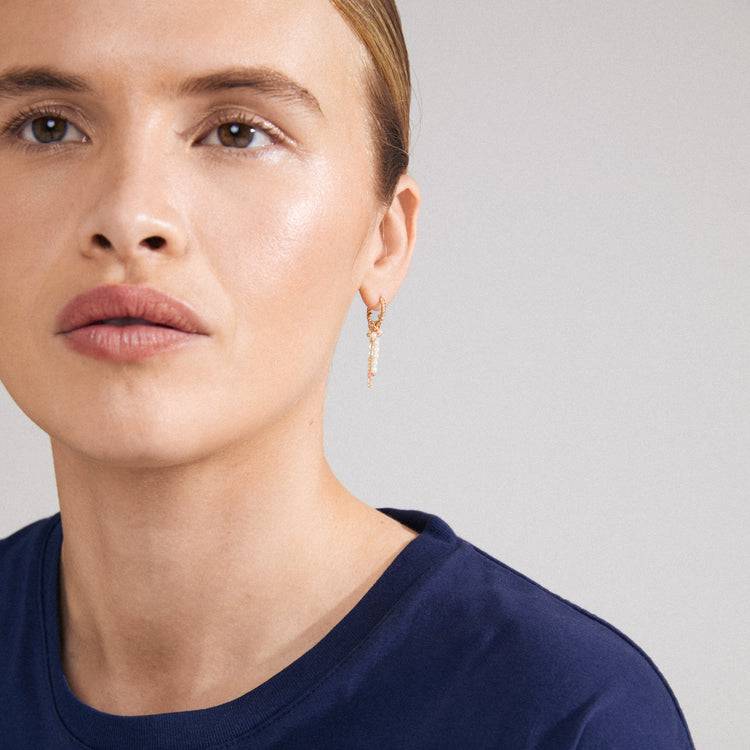 Pilgrim TEKLA recycelter einzelner Ohrring vergoldet 50% Rabatt für begrenzte Zeit