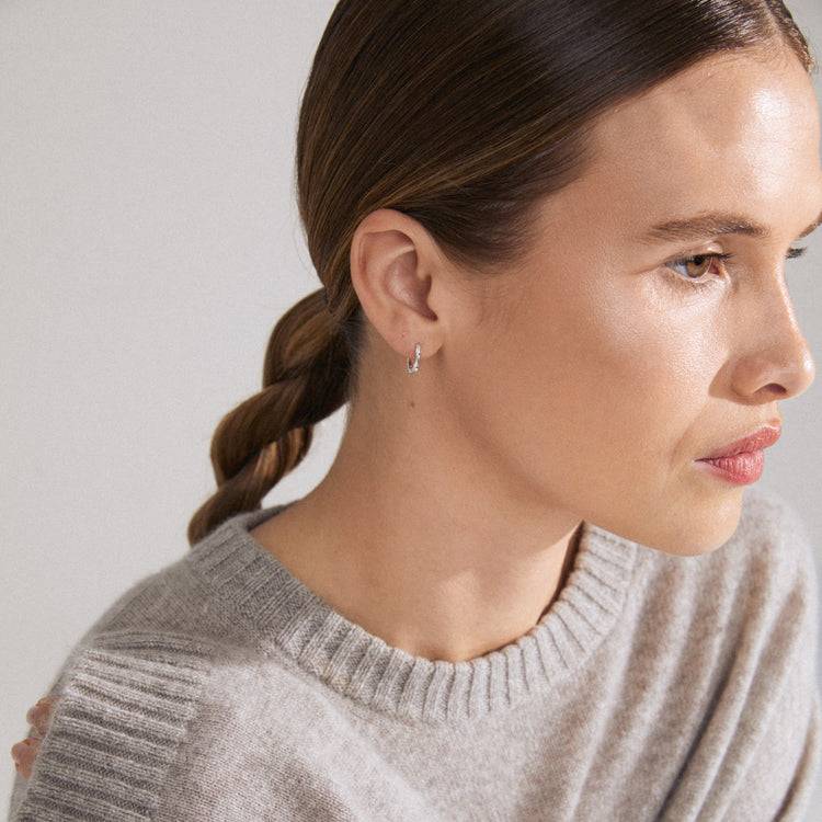 Pilgrim KYRA recycelter, einzelner Ohrring versilbert Online Outlet