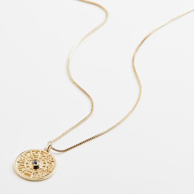 Pilgrim Halskette : Fia : Vergoldet : Kristall Fabrik Onlineshop