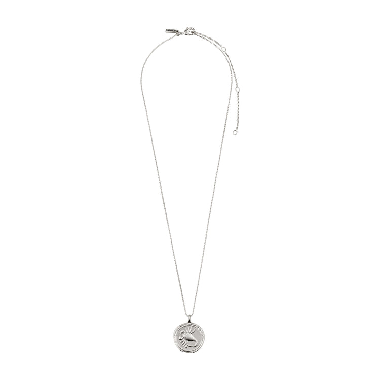 Pilgrim SKORPION recycelte Sternzeichen-Halskette, versilbert Online Shopping