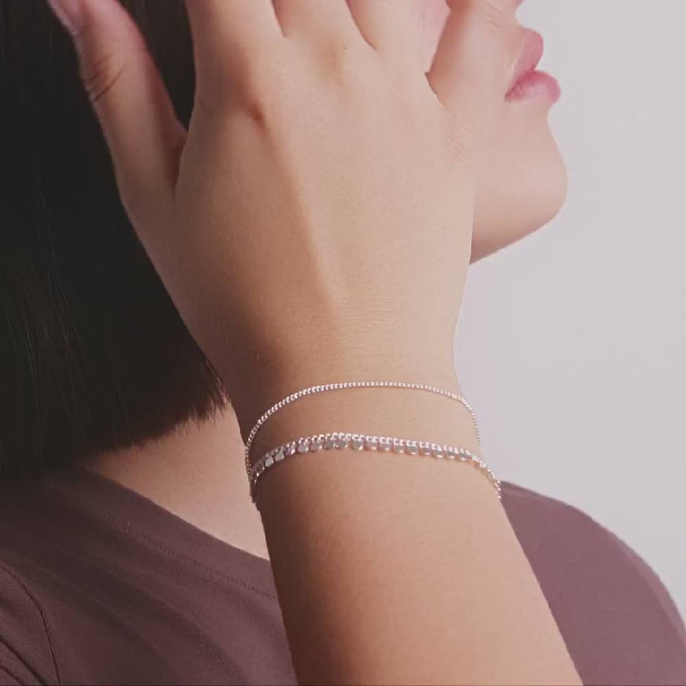 Pilgrim BLOOM recyceltes Armband versilbert Sonderangebote