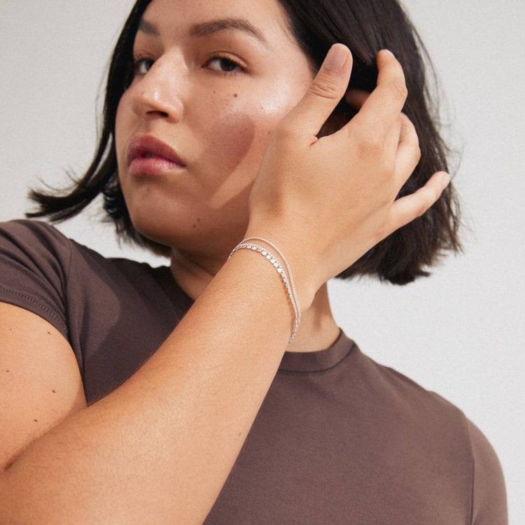 Pilgrim BLOOM recyceltes Armband versilbert Sonderangebote