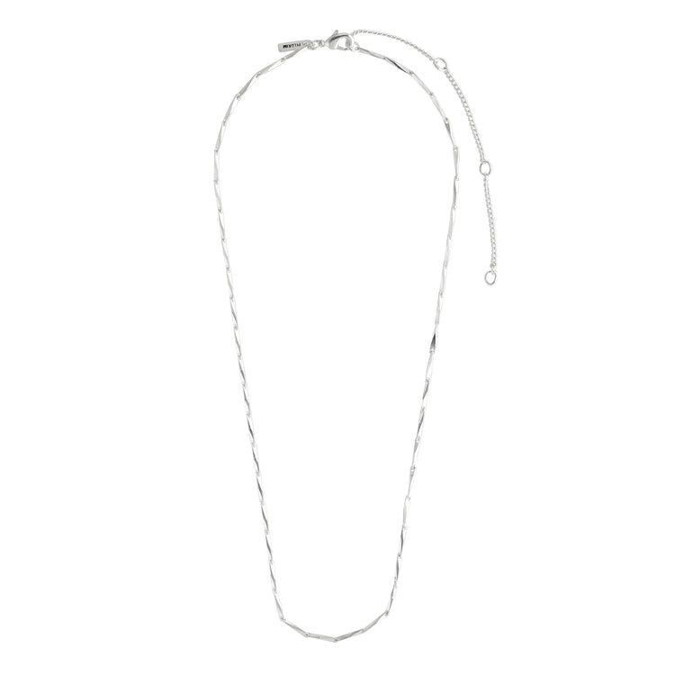 Pilgrim DEVA recycelte Halskette, versilbert Clearance-Verkauf