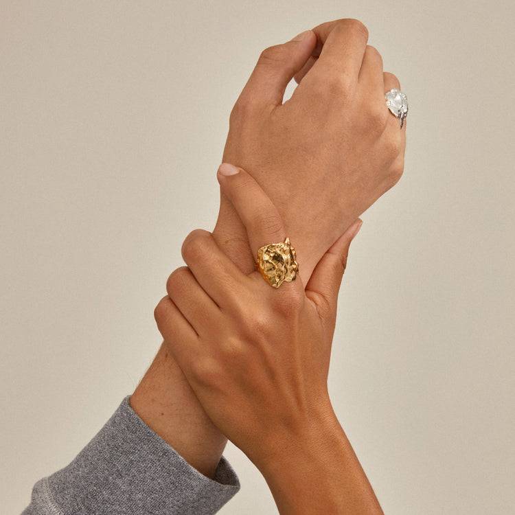 Pilgrim ORAH recycelter Ring versilbert Cyber Monday