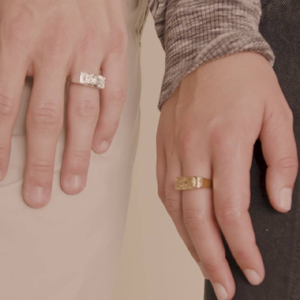 Pilgrim STAR recycelter Ring vergoldet Bis zu 50% Rabatt