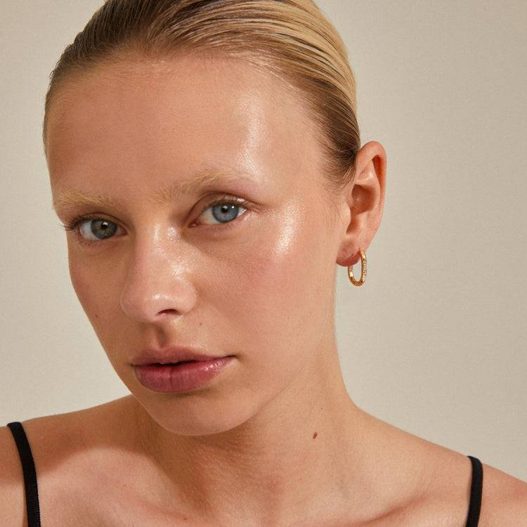 Pilgrim STAR recycelte Hoops, vergoldet Bis zu 60% Rabatt