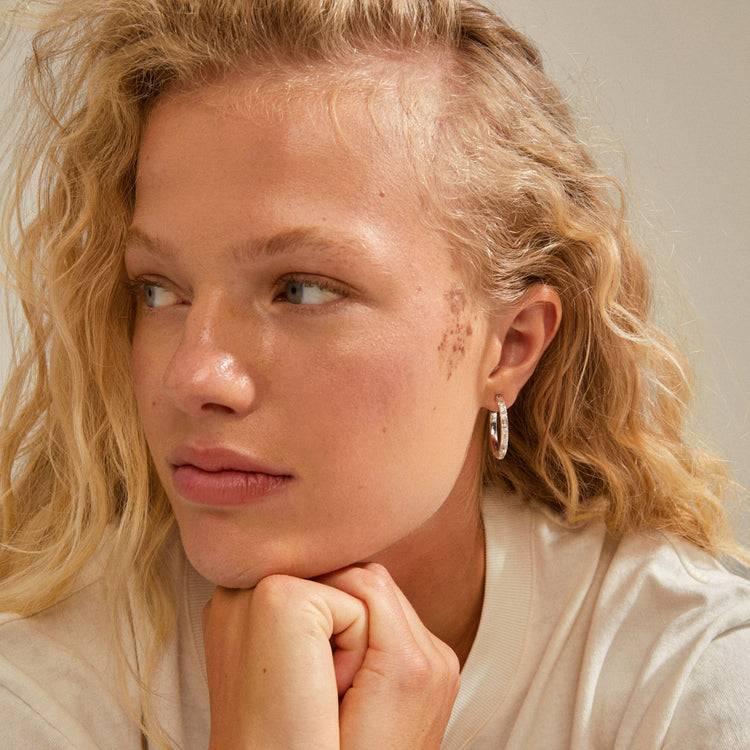 Pilgrim RUE recycelte Hoops versilbert Fabrikpreis
