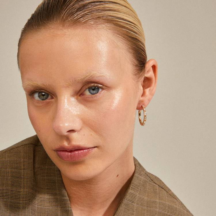 Pilgrim RUE recycelte Hoops vergoldet Versandkostenfrei